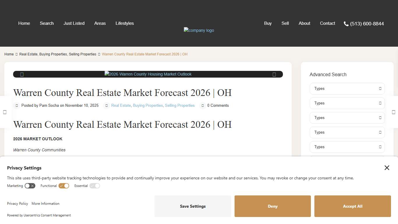Warren County Real Estate Market Forecast 2026 OH - Pam Socha, Realtor